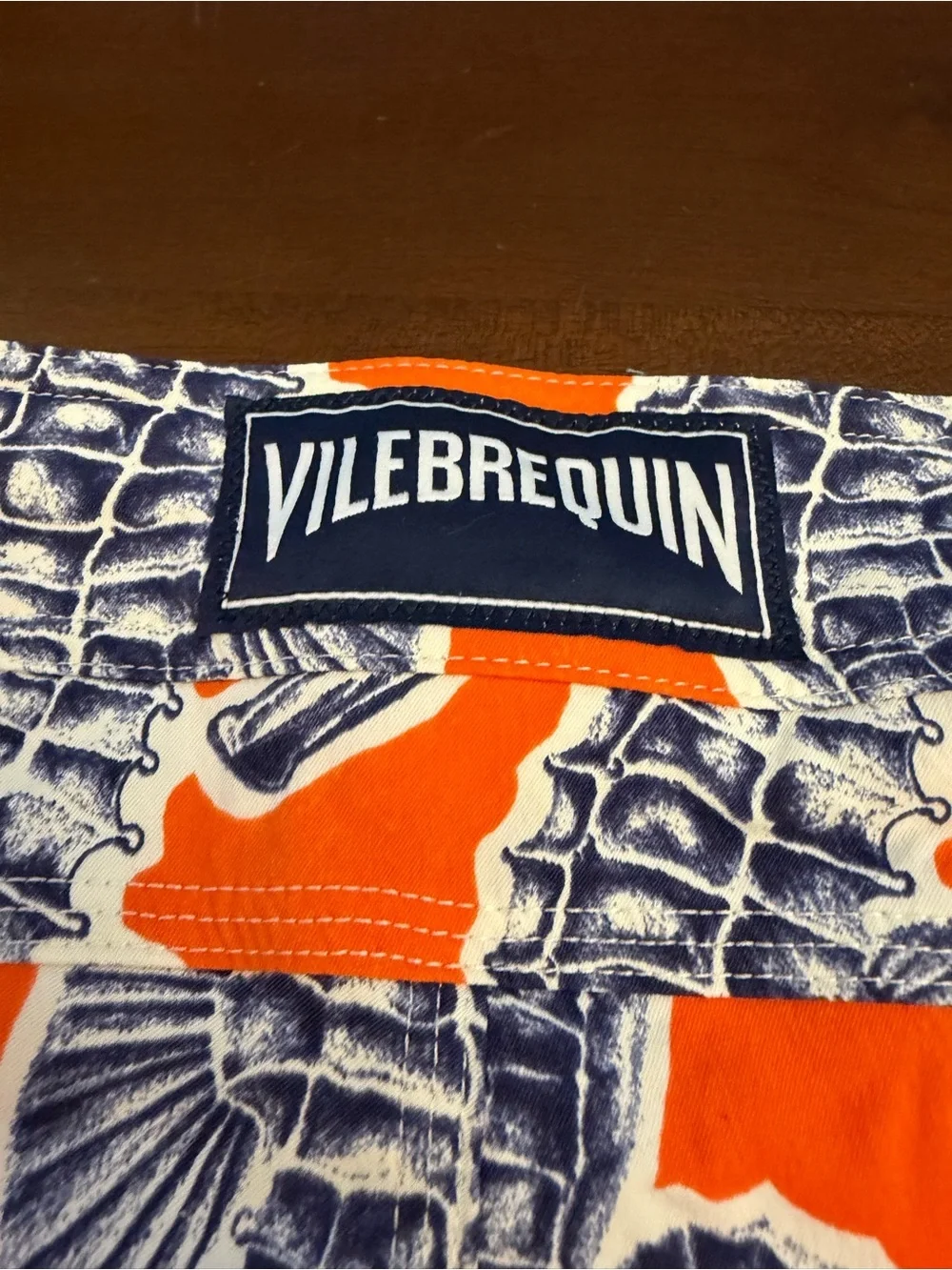 VILEBREQUIN Meia Seahorse Print Board Shorts Orange (M2)